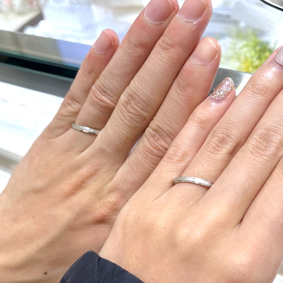 フェスタリアボヤージュ ラゾーナ川崎プラザ店_試着写真(結婚指輪・婚約指輪)