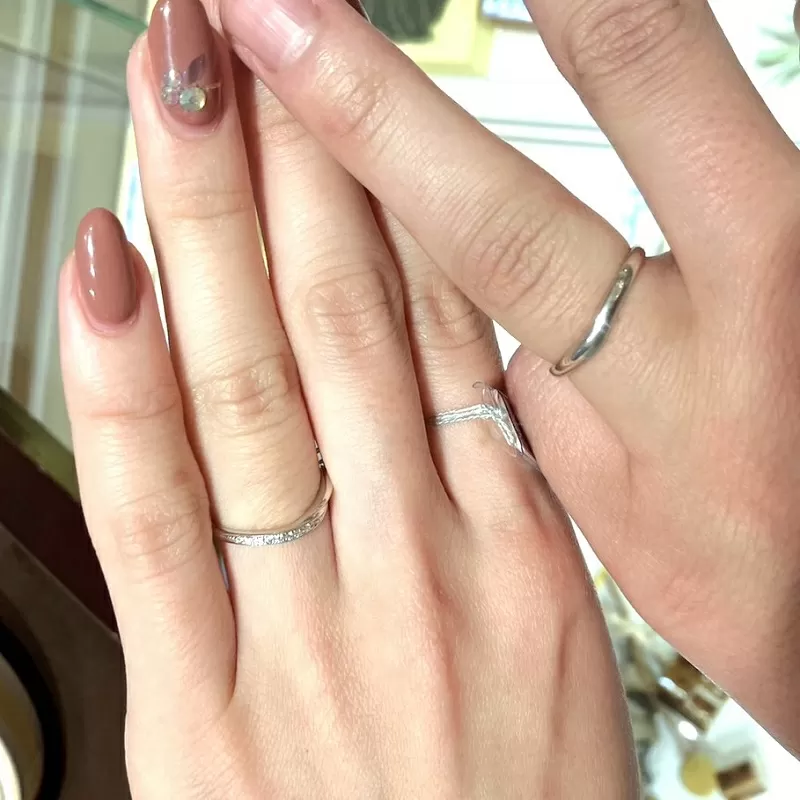 ビジュピコ 大坂店_試着写真（結婚指輪・婚約指輪）