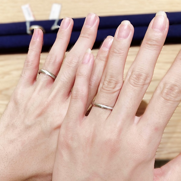 ビジュピコ ブライダル上野御徒町本店_試着写真（結婚指輪・婚約指輪）