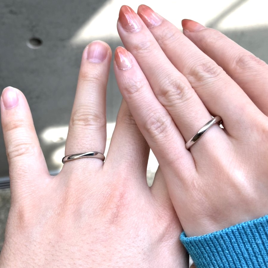 巴 TOMOE 本店_試着写真（結婚指輪・婚約指輪）
