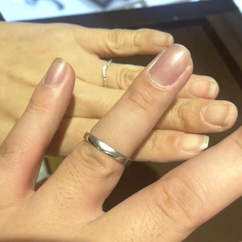 ビジュピコ 姫路店_試着写真（結婚指輪・婚約指輪）