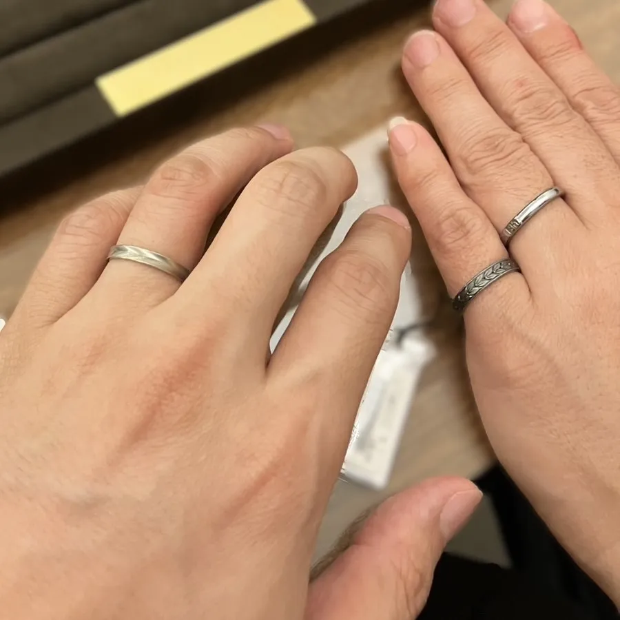 ビジュピコ 京都店_試着写真（結婚指輪・婚約指輪）