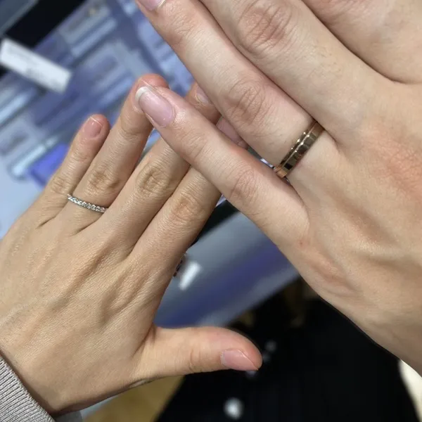 ビジュピコ 長崎店_試着写真（結婚指輪・婚約指輪）
