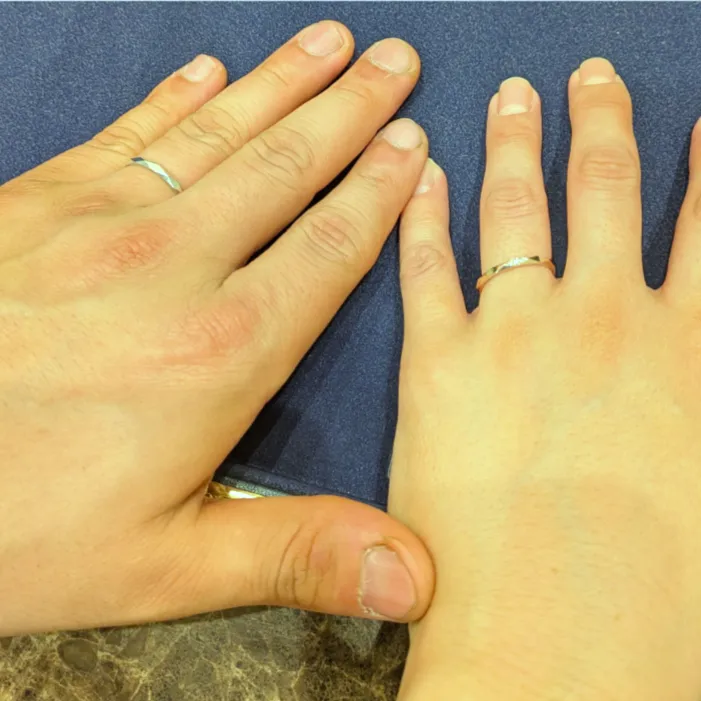 ビジュピコ 松山店_試着写真（結婚指輪・婚約指輪）