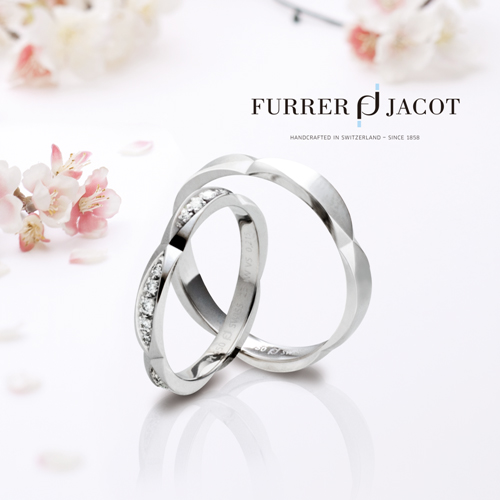 結婚指輪(マリッジリング)] ≪FURRER JACOT≫ （サクラ） ID【6018 