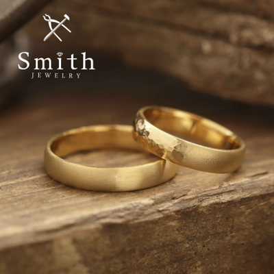 【Smith】手作り結婚指輪　ゴールドだからこそのぬくもり感！が素敵です