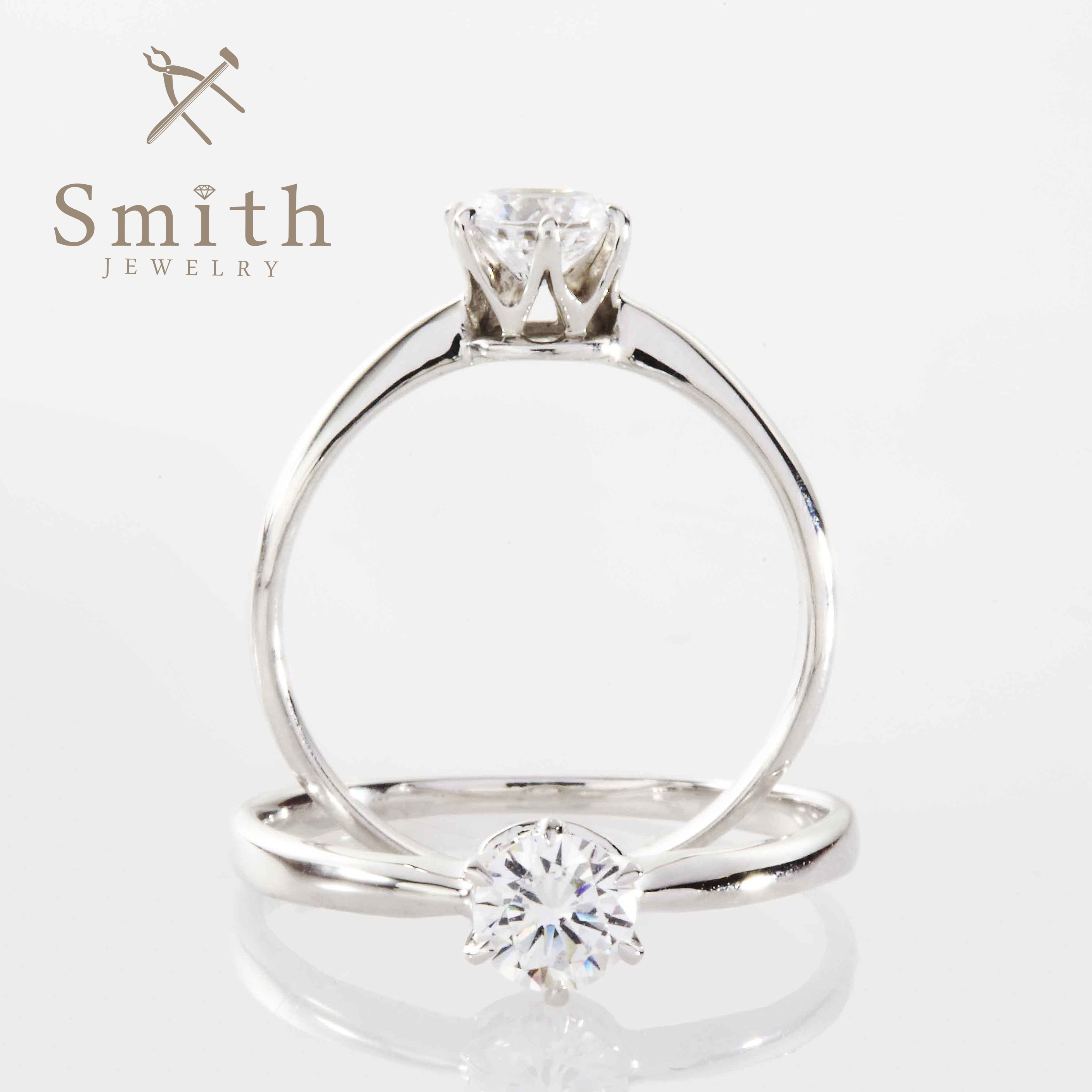 【Smith】オーダーメイド婚約指輪　シンプルだからこそデティールにこだわり